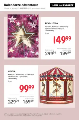 Rossmann - gazetka promocyjna 1+1 na kalendarze adwentowe! od poniedziałku 01.12 do czwartku 04.12 - strona 4