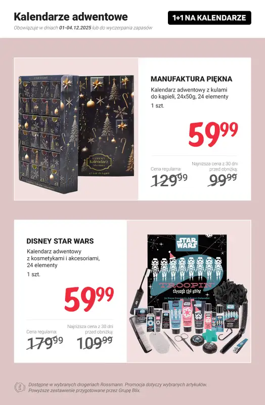 Rossmann - gazetka promocyjna 1+1 na kalendarze adwentowe! od poniedziałku 01.12 do czwartku 04.12 - strona 6