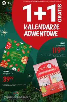 Rossmann - gazetka promocyjna 1+1 na kalendarze adwentowe! od poniedziałku 01.12 do czwartku 04.12