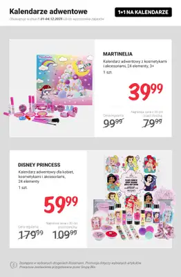 Rossmann - gazetka promocyjna 1+1 na kalendarze adwentowe! od poniedziałku 01.12 do czwartku 04.12 - strona 12
