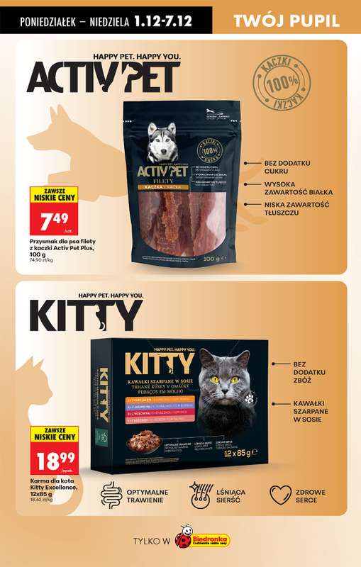 Biedronka - gazetka promocyjna Od poniedziałku od poniedziałku 01.12 do niedzieli 07.12 - strona 82