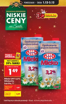 Biedronka - gazetka promocyjna Od poniedziałku od poniedziałku 01.12 do niedzieli 07.12 - strona 2