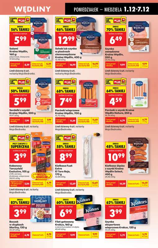 Biedronka - gazetka promocyjna Od poniedziałku, Z ladą tradycyjną od poniedziałku 01.12 do niedzieli 07.12 - strona 51