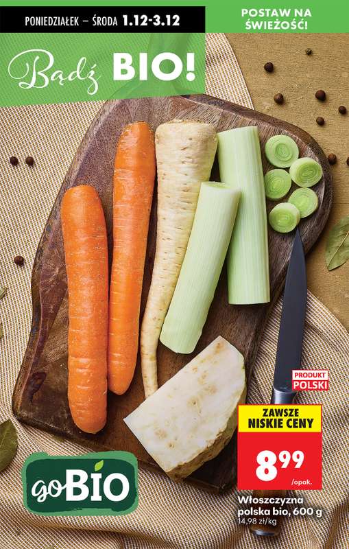 Biedronka - gazetka promocyjna Od poniedziałku, Z ladą tradycyjną od poniedziałku 01.12 do niedzieli 07.12 - strona 39