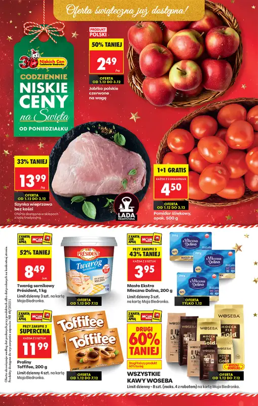 Biedronka - gazetka promocyjna Od poniedziałku, Z ladą tradycyjną  