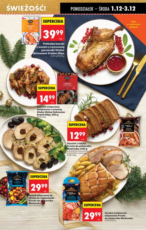 Biedronka - gazetka promocyjna Od poniedziałku, Z ladą tradycyjną od poniedziałku 01.12 do niedzieli 07.12 - strona 43