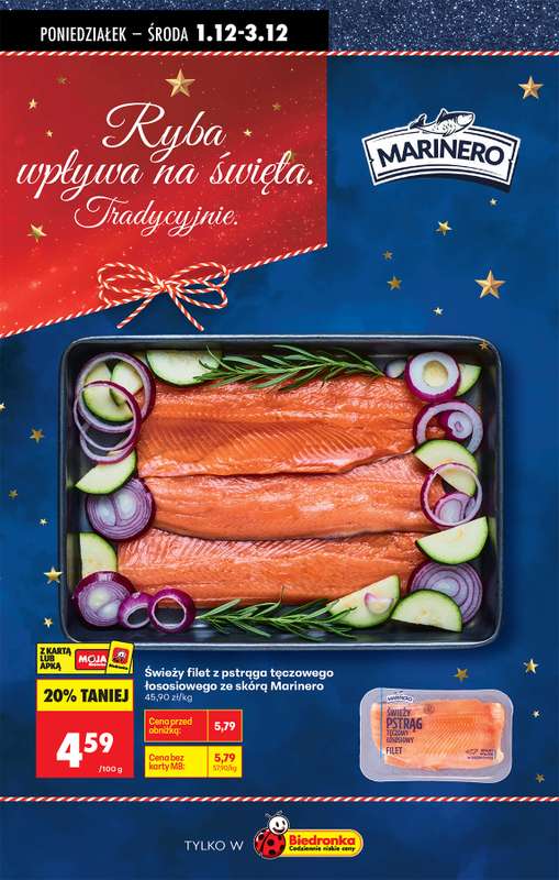 Biedronka - gazetka promocyjna Od poniedziałku, Z ladą tradycyjną od poniedziałku 01.12 do niedzieli 07.12 - strona 44