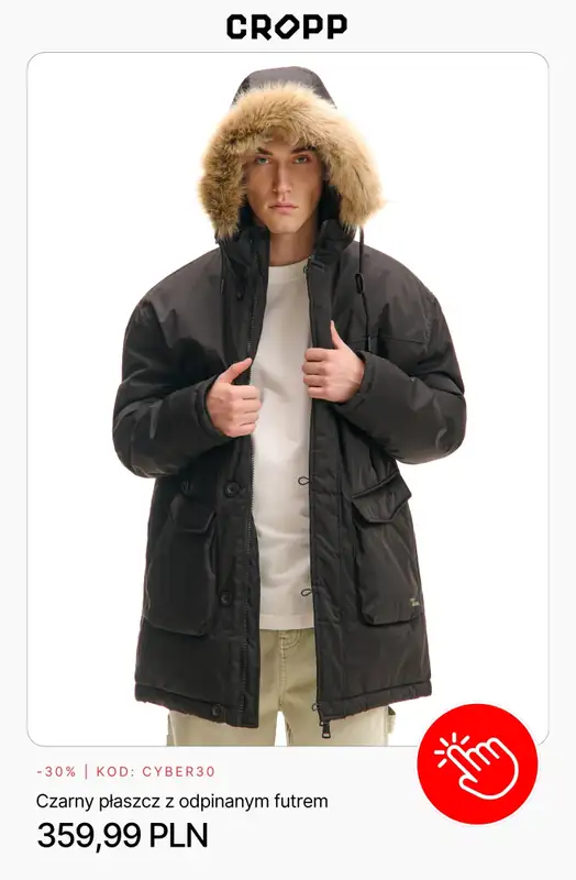 Cropp - gazetka promocyjna -30% na wszystko przy zakupie min. 2 produktów od poniedziałku 01.12 do poniedziałku 01.12 - strona 10