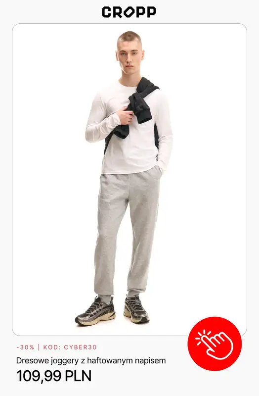 Cropp - gazetka promocyjna -30% na wszystko przy zakupie min. 2 produktów od poniedziałku 01.12 do poniedziałku 01.12 - strona 9