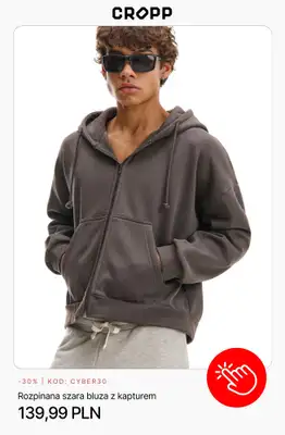 Cropp - gazetka promocyjna -30% na wszystko przy zakupie min. 2 produktów od poniedziałku 01.12 do poniedziałku 01.12 - strona 8