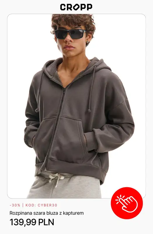 Cropp - gazetka promocyjna -30% na wszystko przy zakupie min. 2 produktów od poniedziałku 01.12 do poniedziałku 01.12 - strona 8