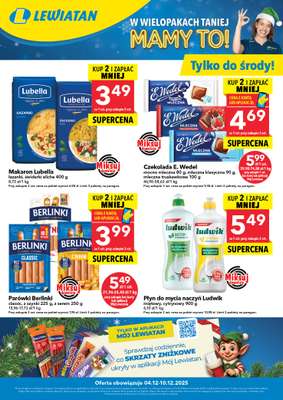 LEWIATAN - gazetka promocyjna Kupuj i zyskaj więcej od czwartku 04.12 do środy 10.12