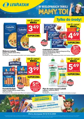 LEWIATAN - gazetka promocyjna Kupuj i zyskaj więcej od czwartku 04.12 do środy 10.12