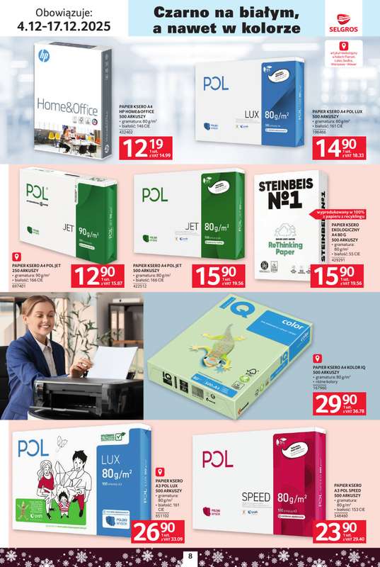Selgros - gazetka promocyjna Katalog Biuro od czwartku 04.12 do środy 17.12 - strona 8