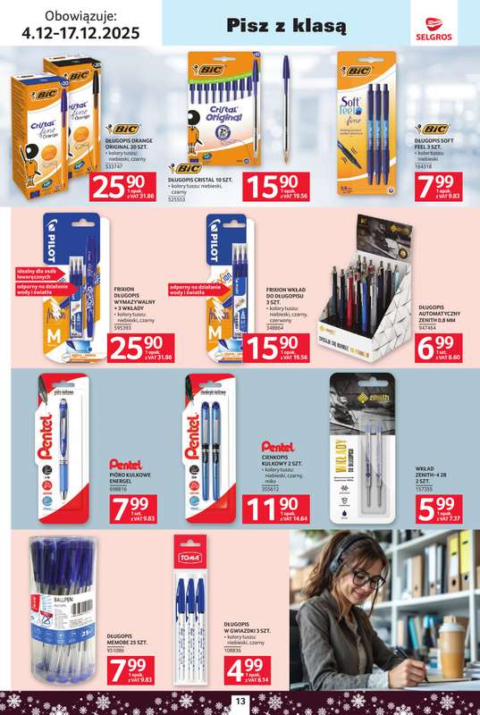 Selgros - gazetka promocyjna Katalog Biuro od czwartku 04.12 do środy 17.12 - strona 13