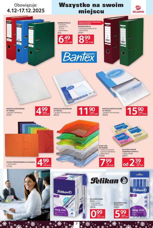 Selgros - gazetka promocyjna Katalog Biuro od czwartku 04.12 do środy 17.12 - strona 7