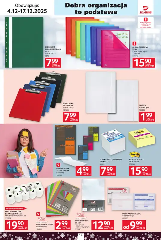 Selgros - gazetka promocyjna Katalog Biuro od czwartku 04.12 do środy 17.12 - strona 14