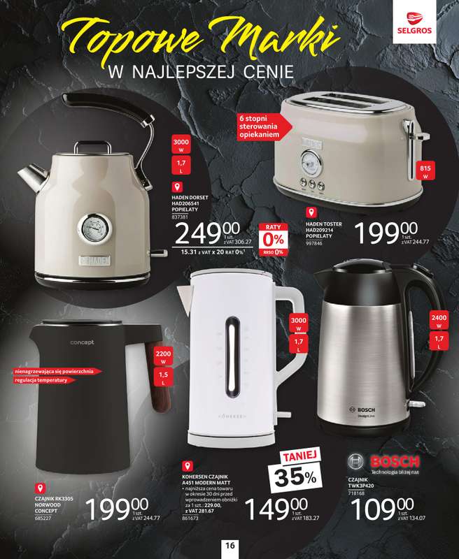 Selgros - gazetka promocyjna Katalog Premium - oferta przemysłowa od czwartku 04.12 do środy 17.12 - strona 3