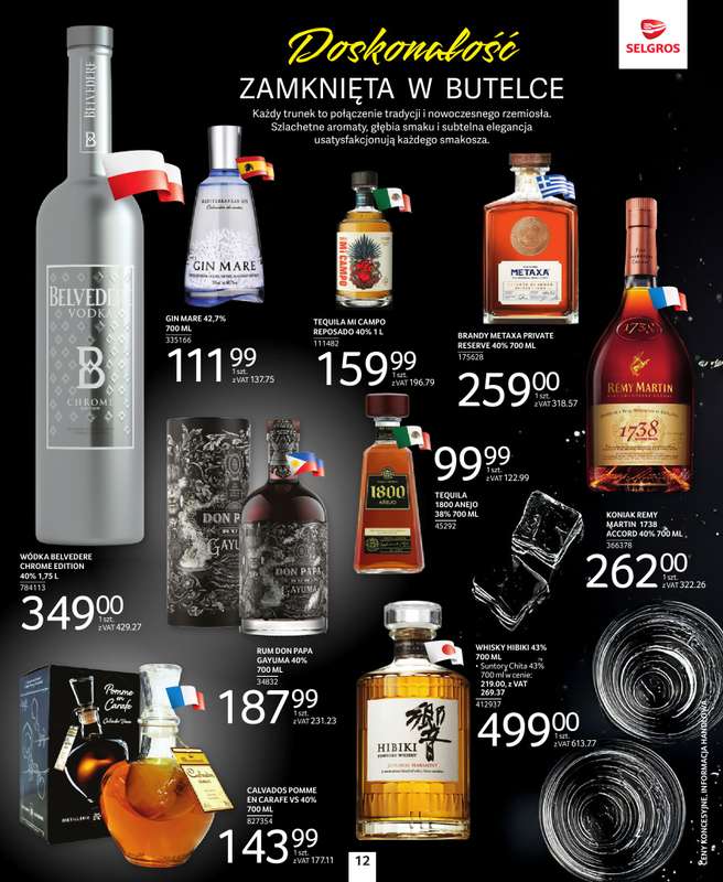 Selgros - gazetka promocyjna Katalog Premium - oferta spożywcza od czwartku 04.12 do środy 17.12 - strona 12