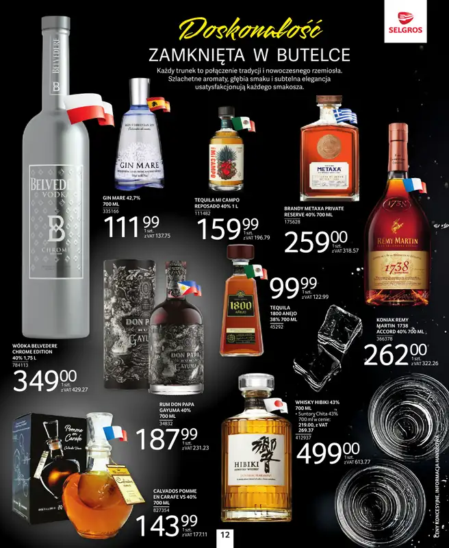 Selgros - gazetka promocyjna Katalog Premium - oferta spożywcza od czwartku 04.12 do środy 17.12 - strona 12