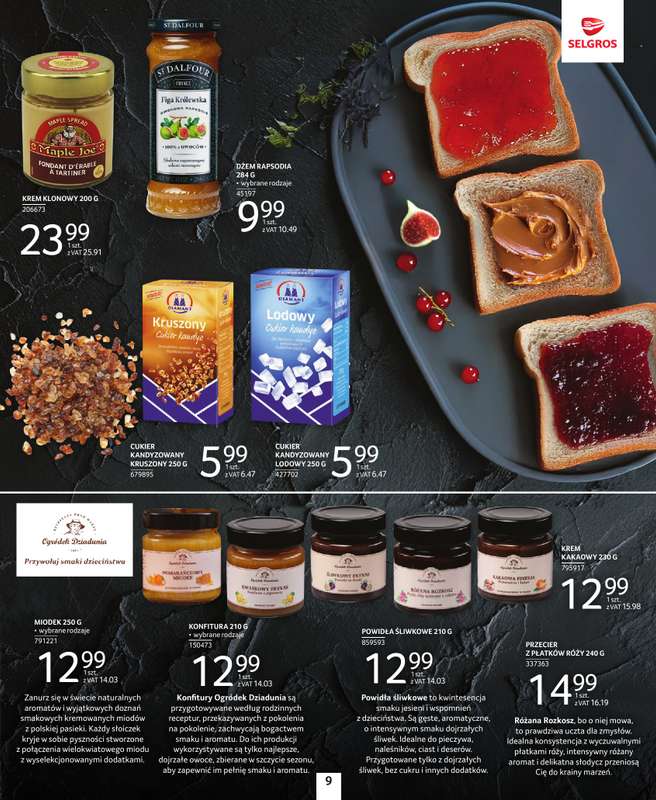 Selgros - gazetka promocyjna Katalog Premium - oferta spożywcza od czwartku 04.12 do środy 17.12 - strona 9