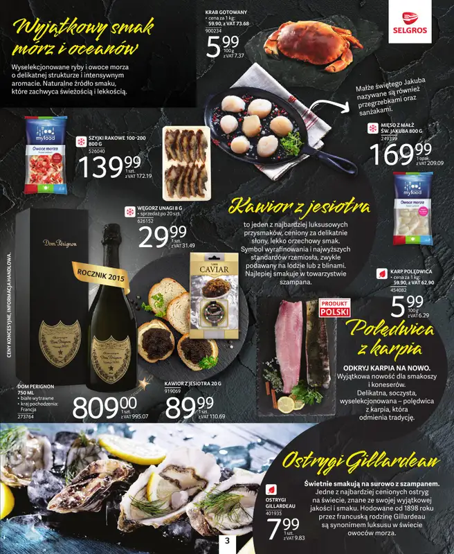 Selgros - gazetka promocyjna Katalog Premium - oferta spożywcza od czwartku 04.12 do środy 17.12 - strona 3
