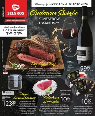 Selgros - gazetka promocyjna Katalog Premium - oferta spożywcza od czwartku 04.12 do środy 17.12