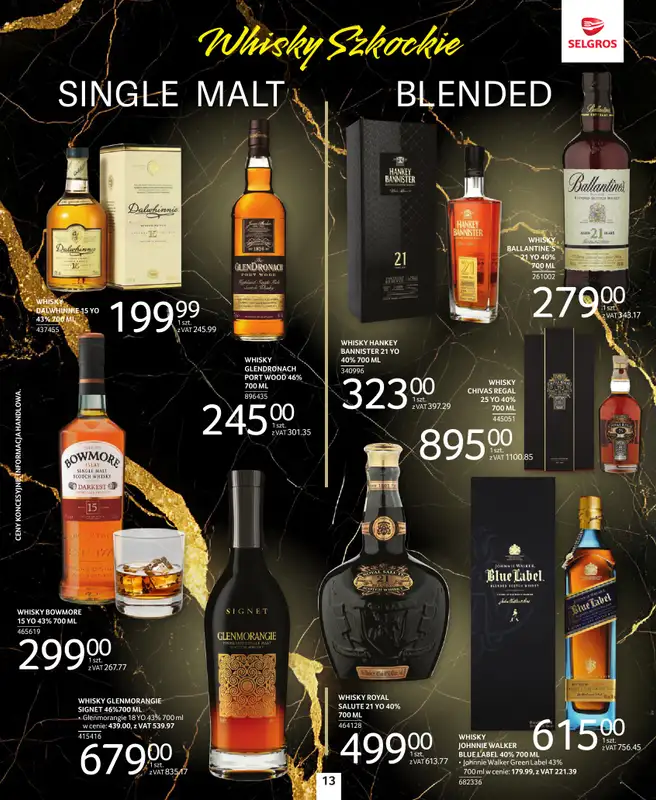Selgros - gazetka promocyjna Katalog Premium - oferta spożywcza od czwartku 04.12 do środy 17.12 - strona 13