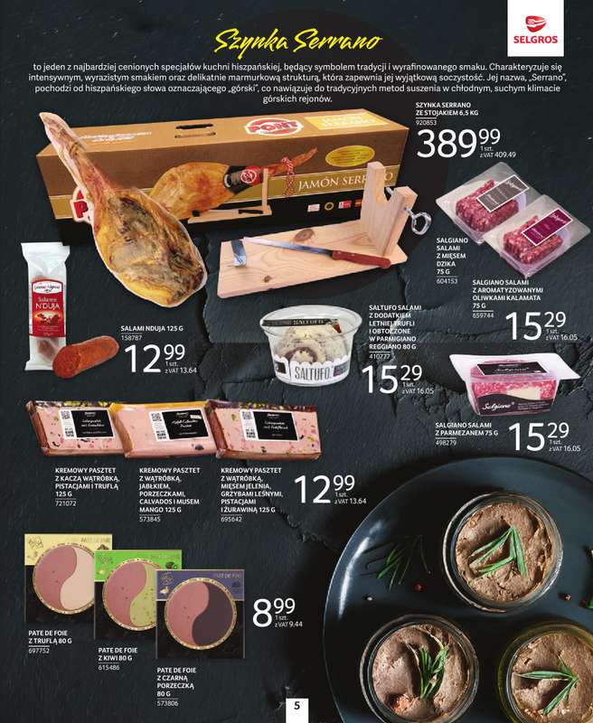 Selgros - gazetka promocyjna Katalog Premium - oferta spożywcza od czwartku 04.12 do środy 17.12 - strona 5