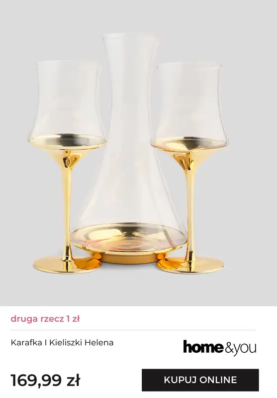 home&you - gazetka promocyjna Druga rzecz 1 zł od poniedziałku 01.12 do wtorku 02.12 - strona 9