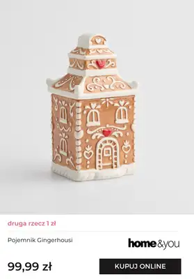 home&you - gazetka promocyjna Druga rzecz 1 zł od poniedziałku 01.12 do wtorku 02.12 - strona 6