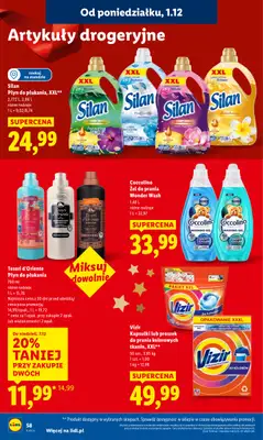 Lidl - gazetka promocyjna Oferta od poniedziałku od poniedziałku 01.12 do środy 03.12 - strona 60