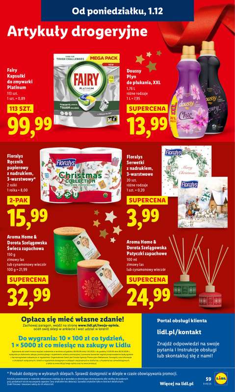 Lidl - gazetka promocyjna Oferta od poniedziałku od poniedziałku 01.12 do środy 03.12 - strona 61