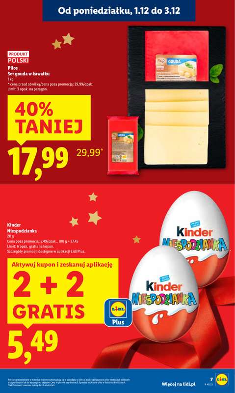 Lidl - gazetka promocyjna Oferta od poniedziałku od poniedziałku 01.12 do środy 03.12 - strona 7