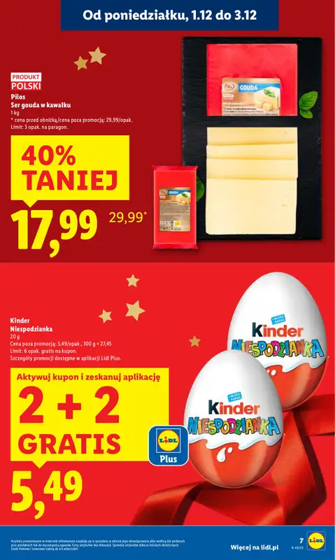 Lidl - gazetka promocyjna Oferta od poniedziałku od poniedziałku 01.12 do środy 03.12 - strona 7