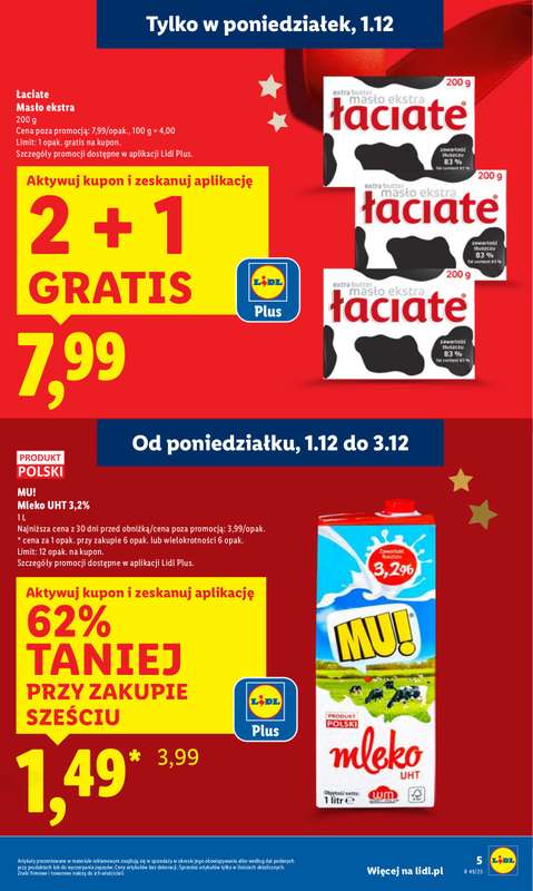Lidl - gazetka promocyjna Oferta od poniedziałku od poniedziałku 01.12 do środy 03.12 - strona 5