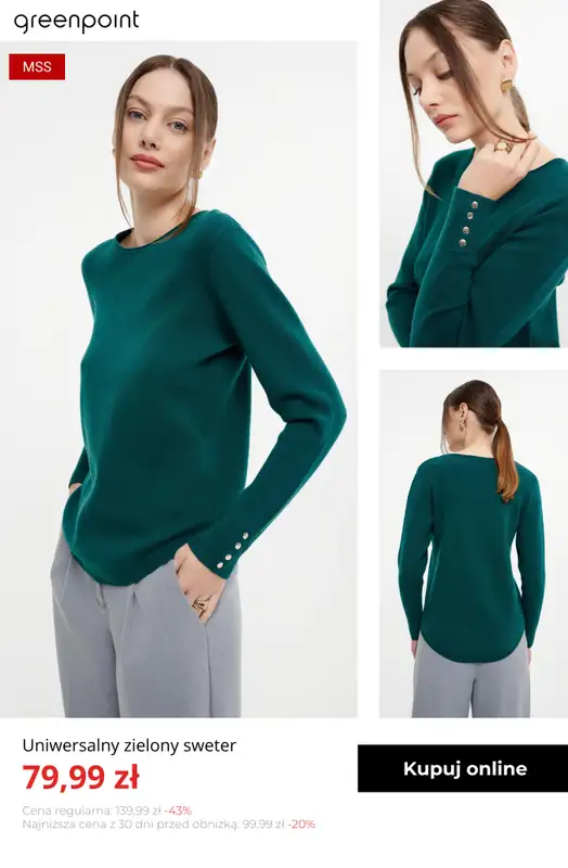 Greenpoint - gazetka promocyjna Bestsellery wyprzedaży! od poniedziałku 01.12  - strona 5