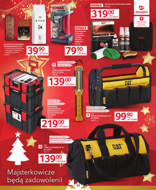 Selgros - gazetka promocyjna Katalog Prezenty od czwartku 04.12 do środy 17.12 - strona 32