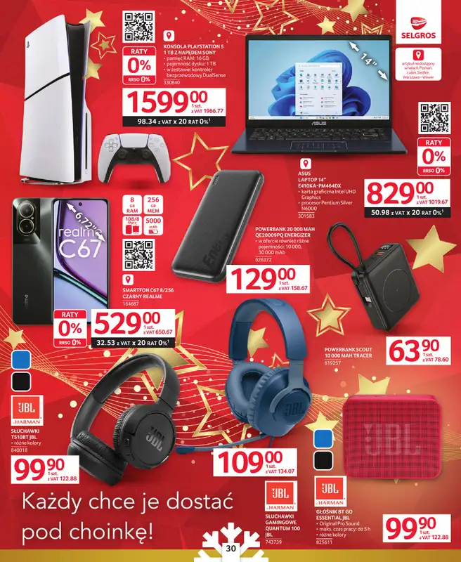 Selgros - gazetka promocyjna Katalog Prezenty od czwartku 04.12 do środy 17.12 - strona 30
