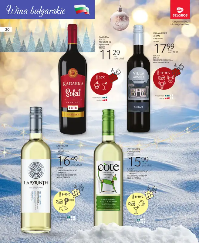 Selgros - gazetka promocyjna Katalog Wina od czwartku 04.12 do środy 17.12 - strona 20