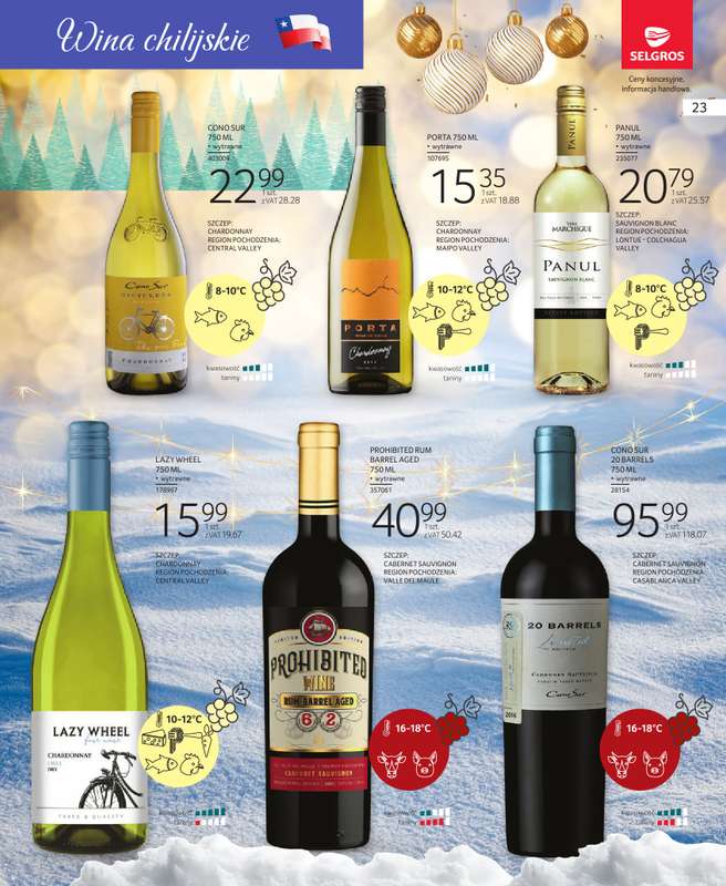 Selgros - gazetka promocyjna Katalog Wina od czwartku 04.12 do środy 17.12 - strona 23