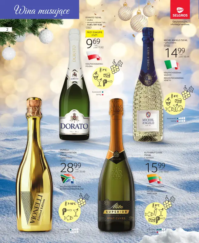 Selgros - gazetka promocyjna Katalog Wina od czwartku 04.12 do środy 17.12 - strona 2