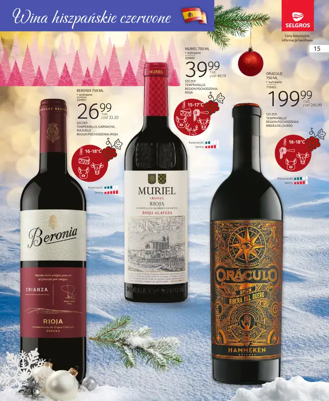 Selgros - gazetka promocyjna Katalog Wina od czwartku 04.12 do środy 17.12 - strona 15