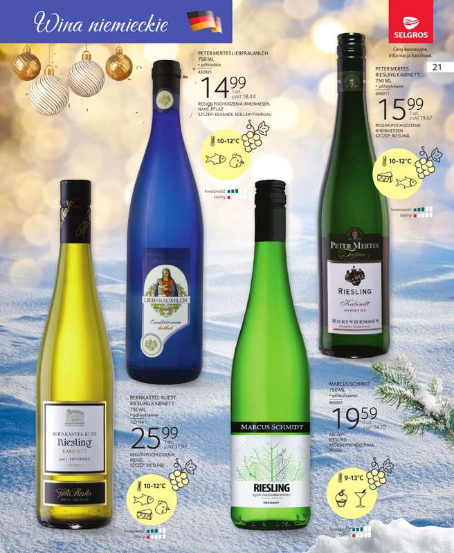 Selgros - gazetka promocyjna Katalog Wina od czwartku 04.12 do środy 17.12 - strona 21