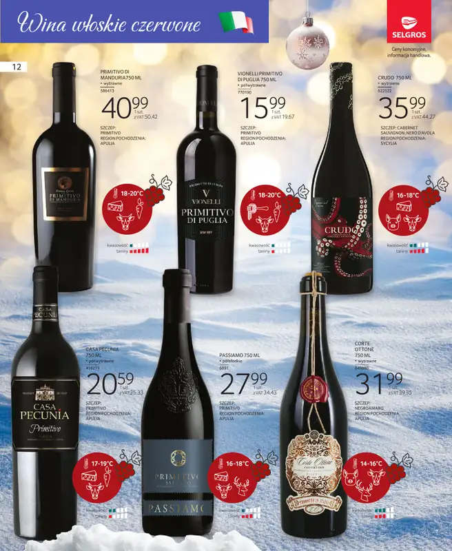 Selgros - gazetka promocyjna Katalog Wina od czwartku 04.12 do środy 17.12 - strona 12