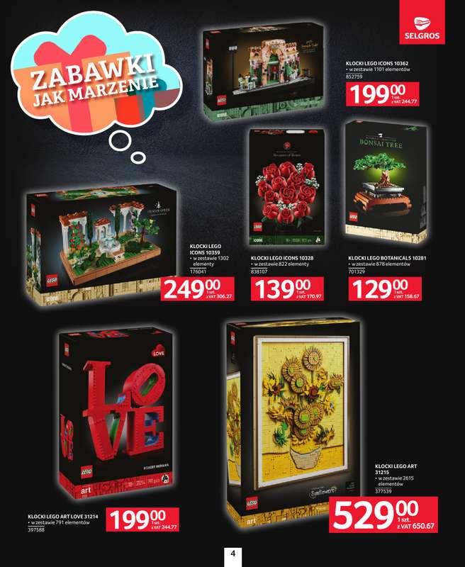 Selgros - gazetka promocyjna Katalog Zabawki od czwartku 04.12 do środy 17.12 - strona 4