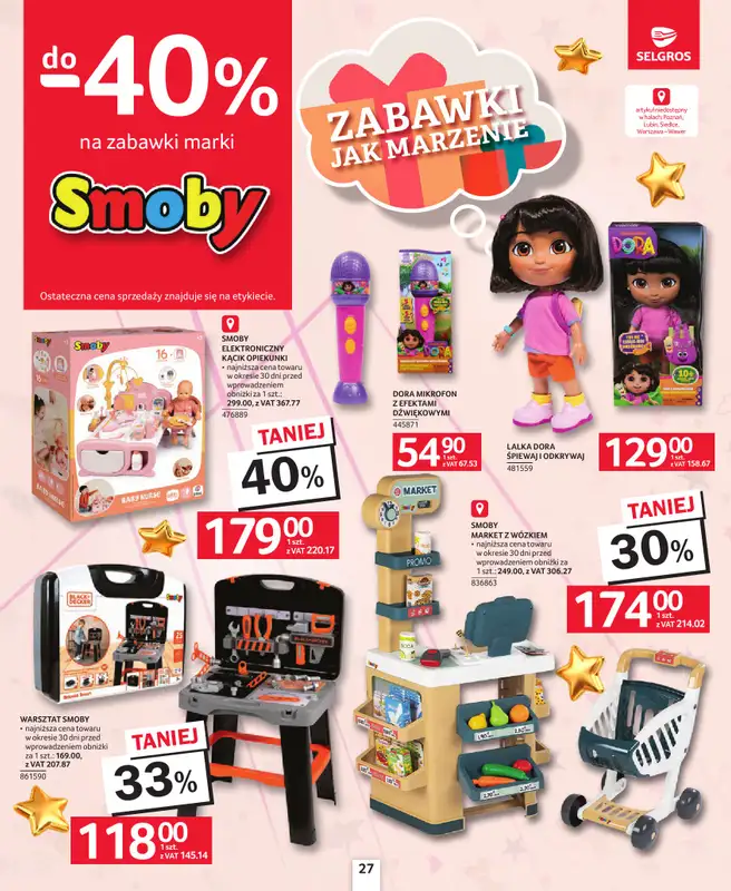 Selgros - gazetka promocyjna Katalog Zabawki od czwartku 04.12 do środy 17.12 - strona 27