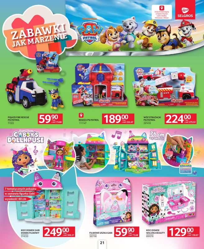 Selgros - gazetka promocyjna Katalog Zabawki od czwartku 04.12 do środy 17.12 - strona 21