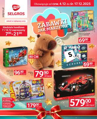Selgros - gazetka promocyjna Katalog Zabawki od czwartku 04.12 do środy 17.12