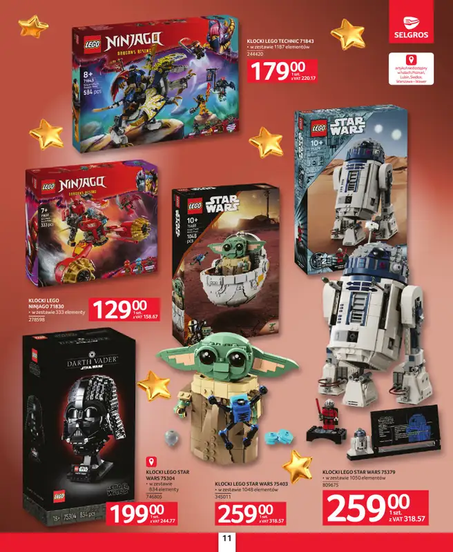 Selgros - gazetka promocyjna Katalog Zabawki od czwartku 04.12 do środy 17.12 - strona 11